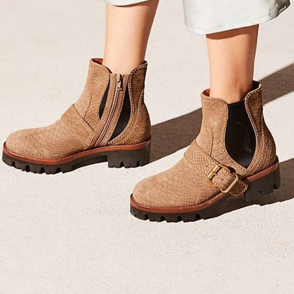 Free People Shoes - Free People/Jeffrey Campbell  Chunky Heel boots size 7.5